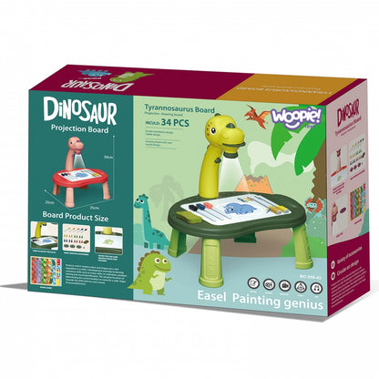 WOOPIE ritbräda dinosaurieprojektor 24 mönster + 2 spel