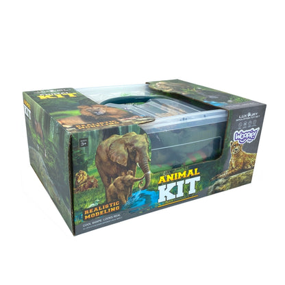 WOOPIE Set Safarifigurer + Matta 24 st.