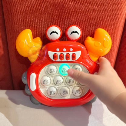 WOOPIE POP IT Spel Elektronisk Anti-stress Arcade Red Crab