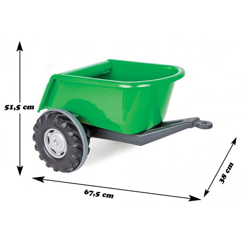 WOOPIE SUPER TRAILER Tippvagn Grön 35 kg