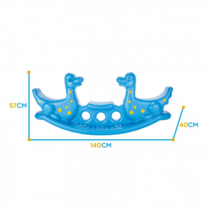 WOOPIE Multi-Seater Dino Balance Swing Blå