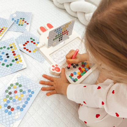 WOOPIE Magnetkort för barn Montessori MagPad Kanin