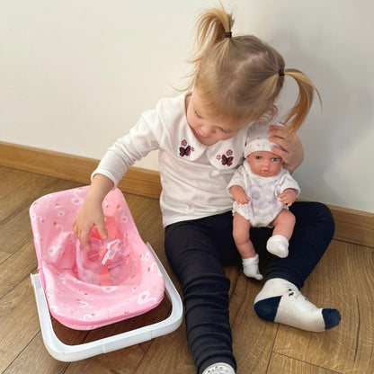 WOOPIE ROYAL Baby Doll Set 30,5 cm + Rosa Bärsele