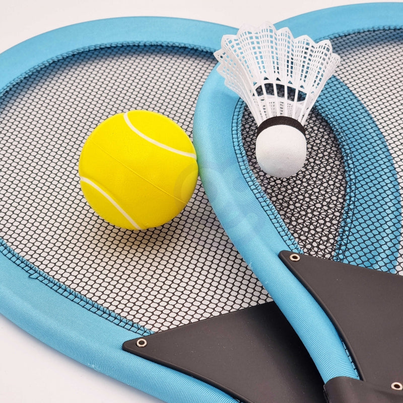 WOOPIE Stora Badminton Tennisracketar för Barn Set + Shuttle Ball