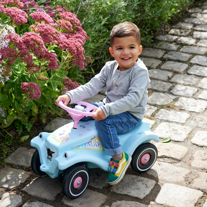 BIG Bobby Car Classic Ride-On med Unicorn Horn