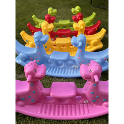 WOOPIE Multi-Seater Dino Balance Swing Blå