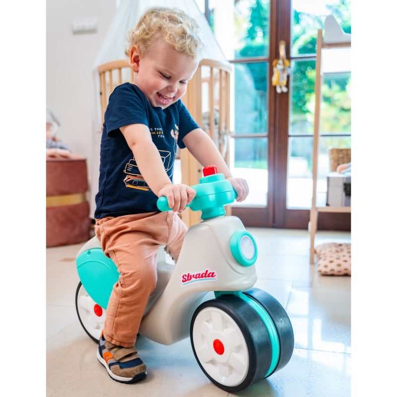 Falk Ride-On Scooter Strada Retro Quiet Däck från 1 år