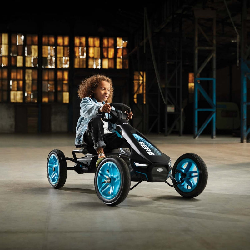 BERG Pedal Gokart RALLY APX BLUE BFR 4-12 år upp till 60 kg