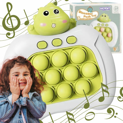 WOOPIE POP IT Game Electric Anti-stress Arcade Dinosaur Green Set om 3