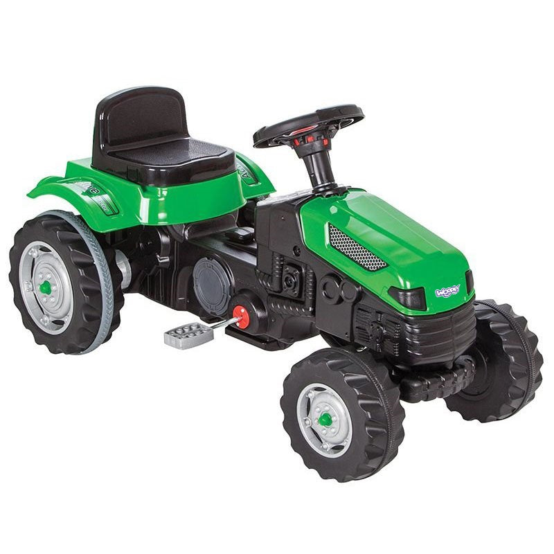 WOOPIE Pedal Traktor Farmer GoTrac Traktor Tysta hjul