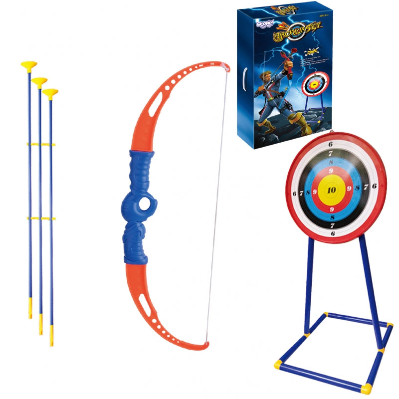 WOOPIE Little Archer Set Bow Arrows Shield 12 st.