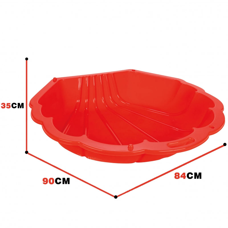 WOOPIE Sandbox Pool Shell Red 3in1 Dry Pool 1 st.
