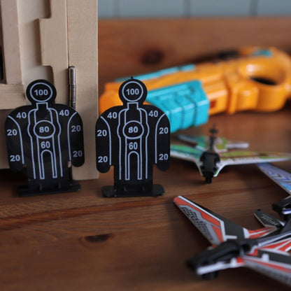 WOOPIE Pistol Aircraft Launcher Automatic + 4 flygplan