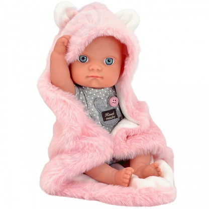 WOOPIE ROYAL First Baby Doll med kaninfilt 23 cm