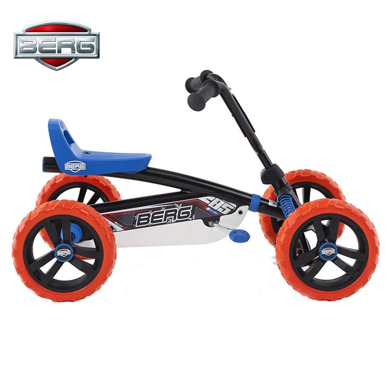BERG Pedal gokart Buzzy Nitro Tysta hjul 2-5 år upp till 30 kg
