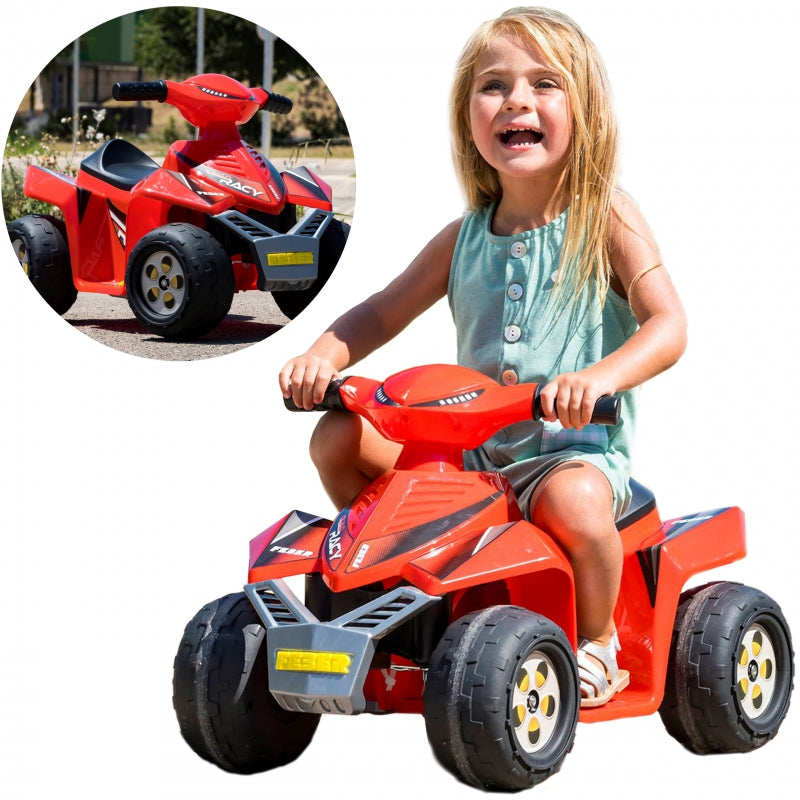 FEBER Quad med 6V Racy-batteri