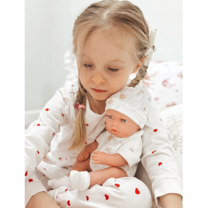 WOOPIE ROYAL Baby Doll Set 30,5 cm + Rosa Bärsele