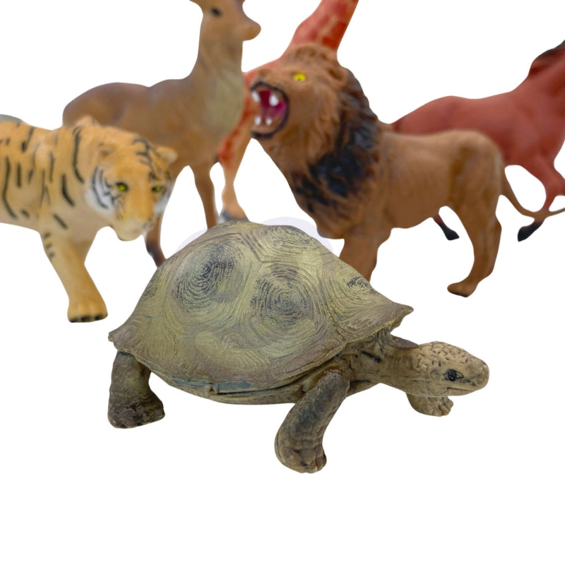 WOOPIE Set Safarifigurer + Matta 24 st.