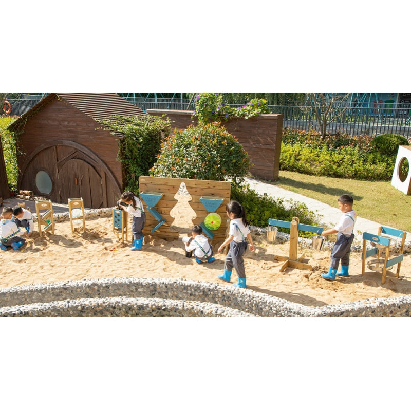 CLASSIC WORLD EDU Lekplats Sand Toy Dubbel Sil