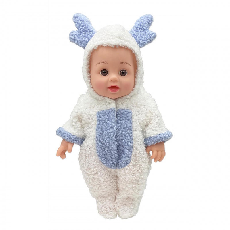 WOOPIE ROYAL Babydocka i renkläder + accessoarer 28cm