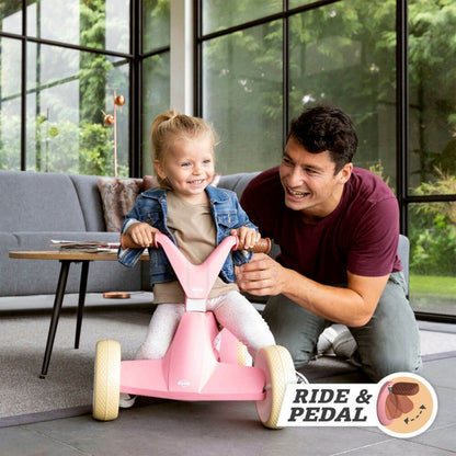 BERG GO2 Gokart Ride On Bike 2in1 Retro Rosa