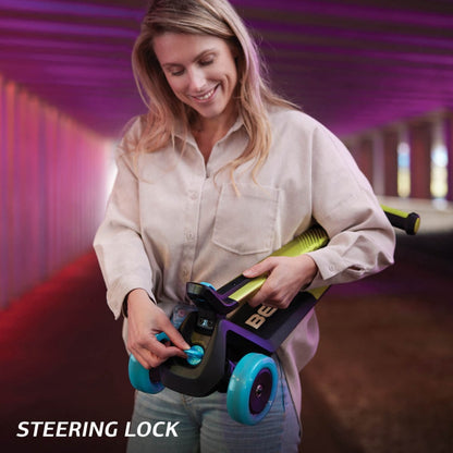BERG trehjulig barnskoter NEXO 2+ LED-bakgrundsbelysning