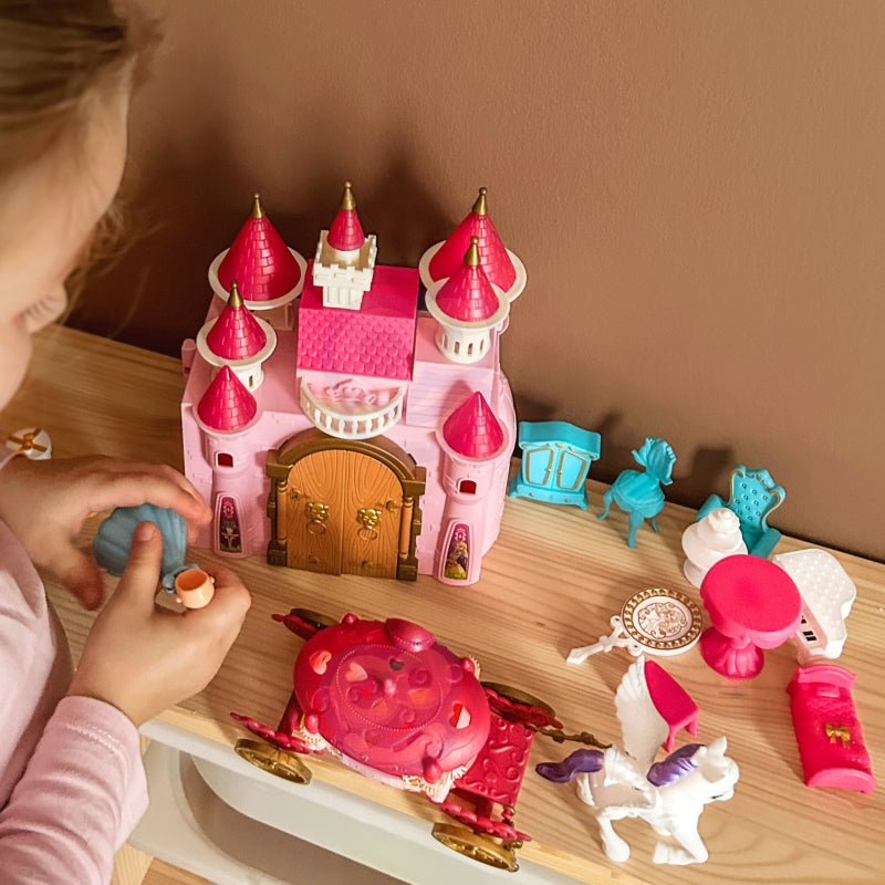 WOOPIE Interactive Magic Palace Set Princess + Vagn och tillbehör