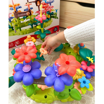 WOOPIE Montessori Magic Garden Construction Blocks XXL 93 st.