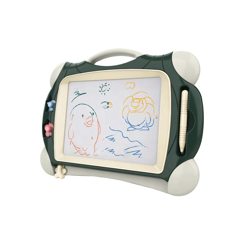 WOOPIE Notebook Färgglad magnettavla + 2 gröna stämplar