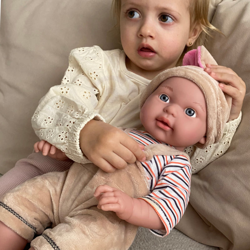 WOOPIE ROYAL Babydocka i kaninkläder 46 cm