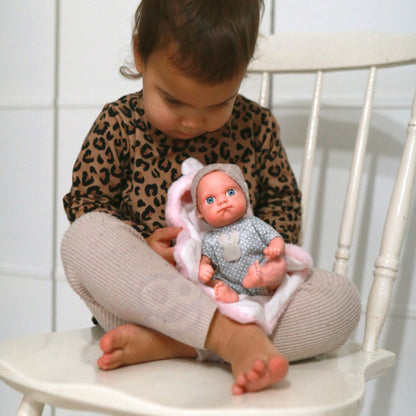 WOOPIE ROYAL First Baby Doll med kaninfilt 23 cm
