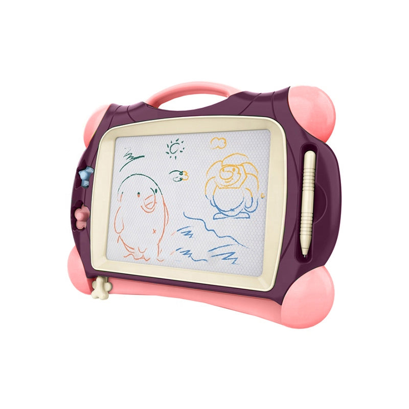 WOOPIE Scrapbook Färgglad magnettavla + 2 lila stämplar