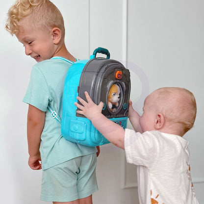 WOOPIE Little Vet Set 3-i-1 hundhus i en ryggsäck