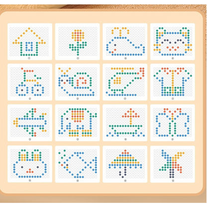 WOOPIE Magnetic Board Montessori MagPad för att rita kaninmorot