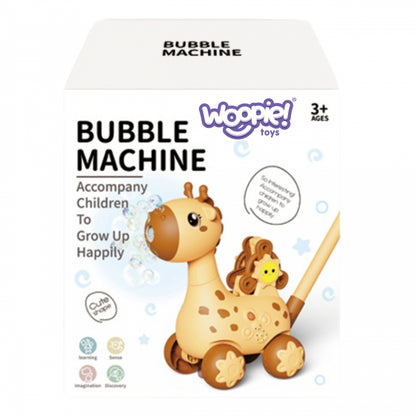 WOOPIE Pusher Giraffe 2in1 såpbubbelmaskin för barn
