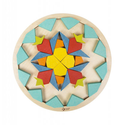 CLASSIC WORLD MONTESSORI Pussel Mosaik Tangrammönster Former och färger