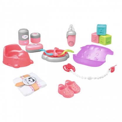 WOOPIE ROYAL Babysitter Set Baby Doll med tillbehör 19 st.