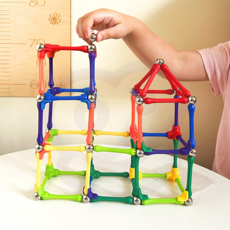 WOOPIE Magnetic Construction Blocks Pussel 110 pieces_4PCS