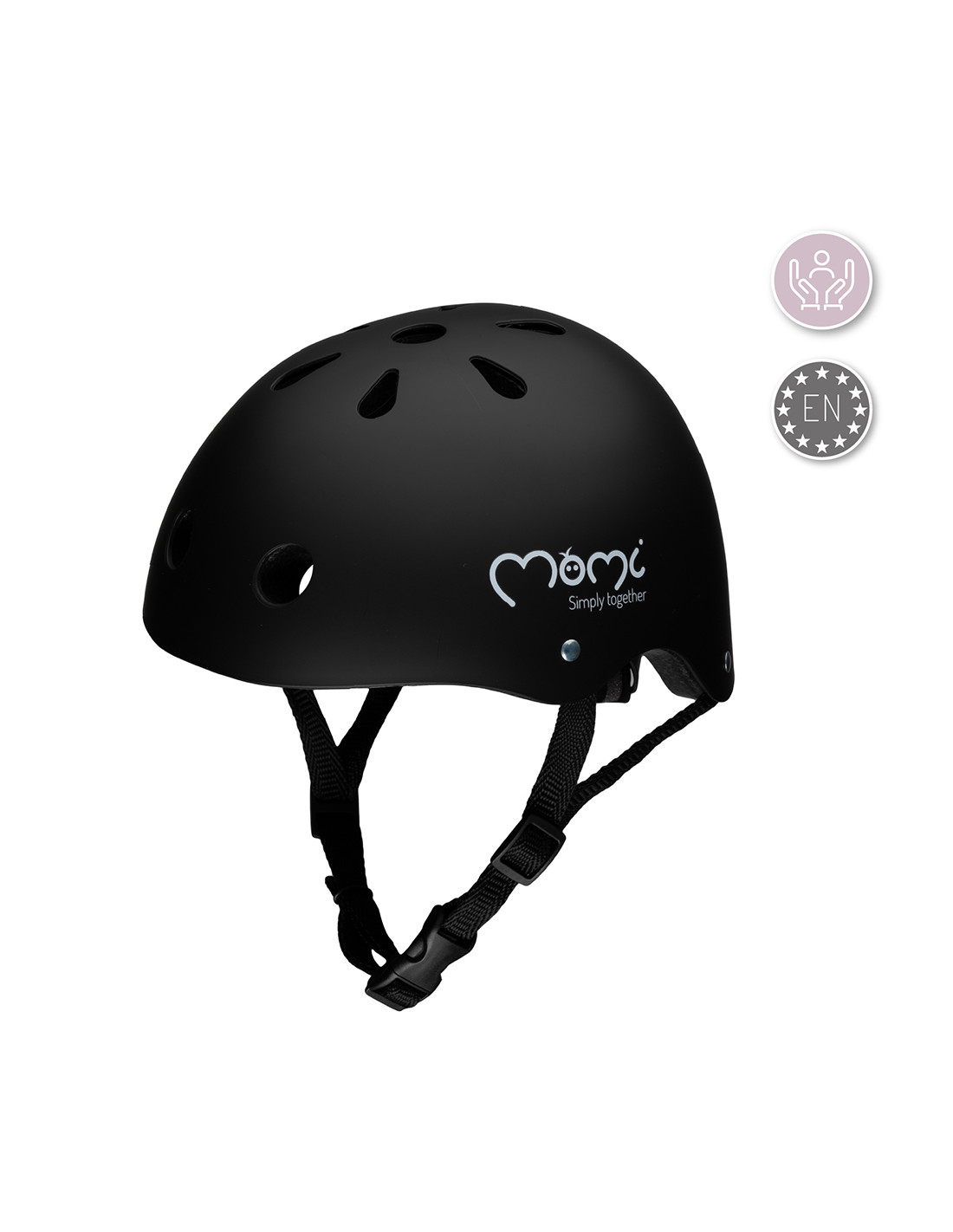 MoMi MIMI Cykelhjälm, Svart