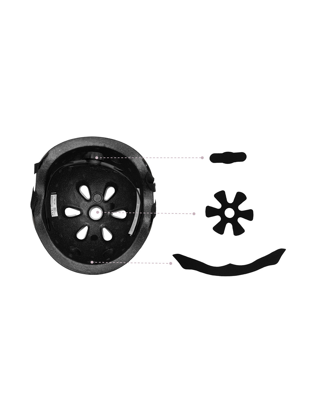 MoMi MIMI Cykelhjälm, Grå