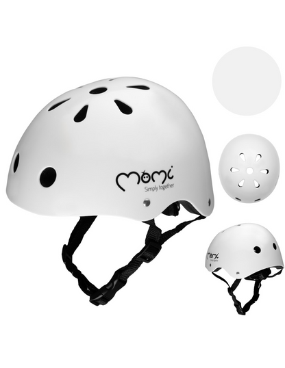 MoMi MIMI Cykelhjälm, Vit