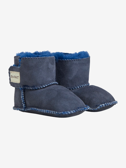 En Fant Babyskor Sheepskin Tofflor, Navy