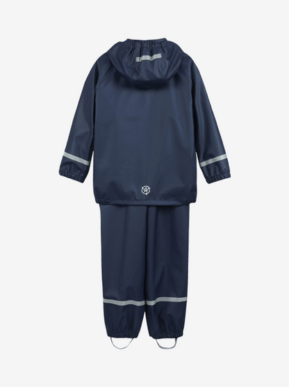 Color Kids Regnställ Solid PU, Dress Blues