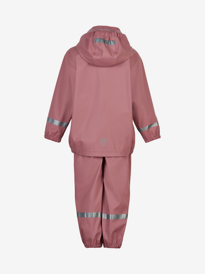 Color Kids Regnställ Solid PU, Old Rose
