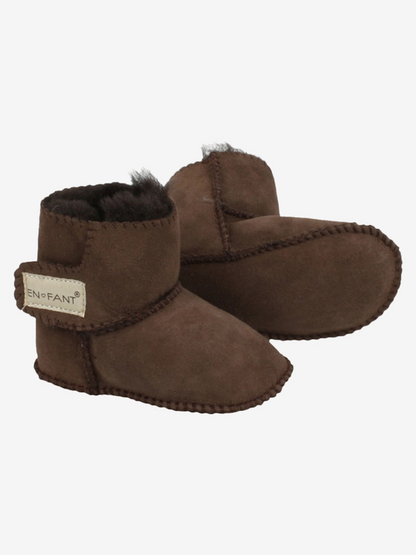 En Fant Sheepskin Bootee, Bruna